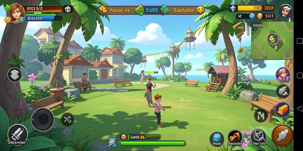 Tampilan Gameplay D06 yang mengasyikkan dan penuh warna.