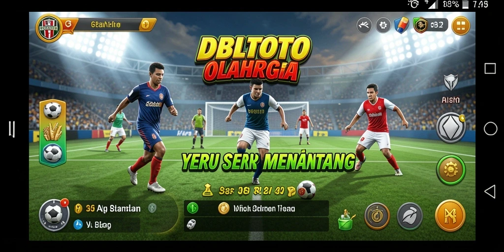 Tangkapan layar dari gameplay DBLTOTO menampilkan atletik yang menegangkan.