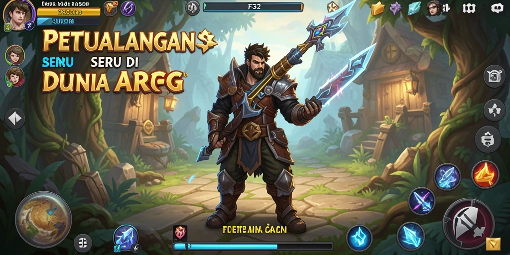 Tampilan seru dari gameplay ARPG di F32.