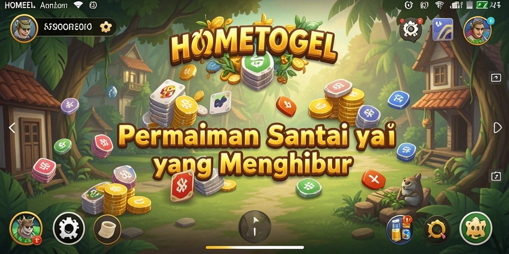 Screenshot HOMETOGEL menampilkan aksi seru dalam gameplay Casual.