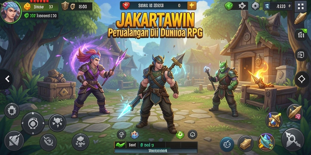 Tampilan gameplay JAKARTAWIN yang menakjubkan dan seru.