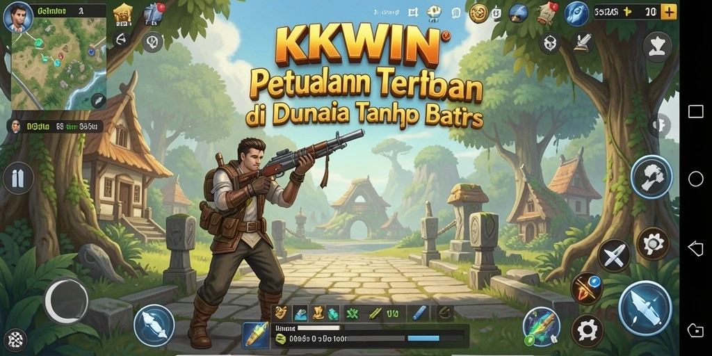 Tampilan gameplay <strong>KKWIN</strong> yang menakjubkan dalam dunia terbuka.