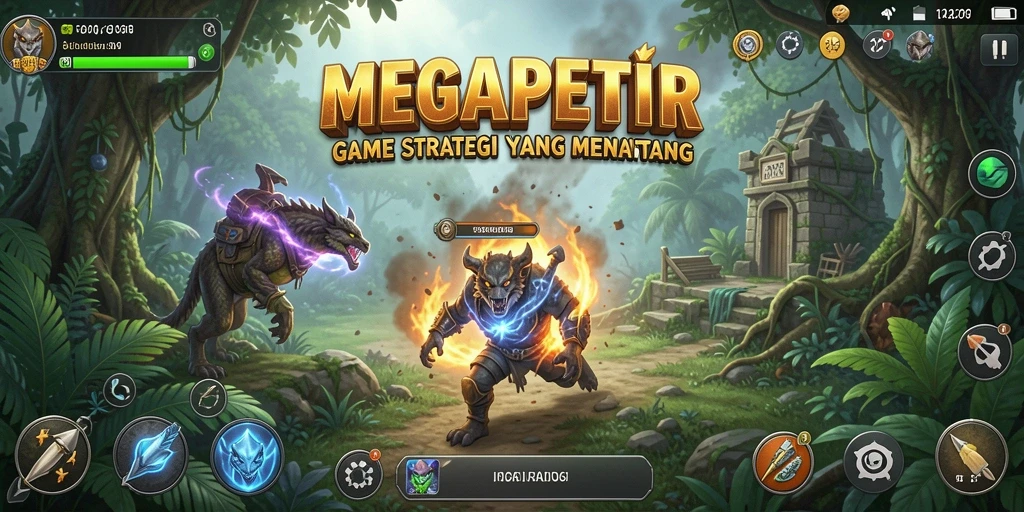 Gameplay seru dan strategi mendalam dalam MEGAPETIR.