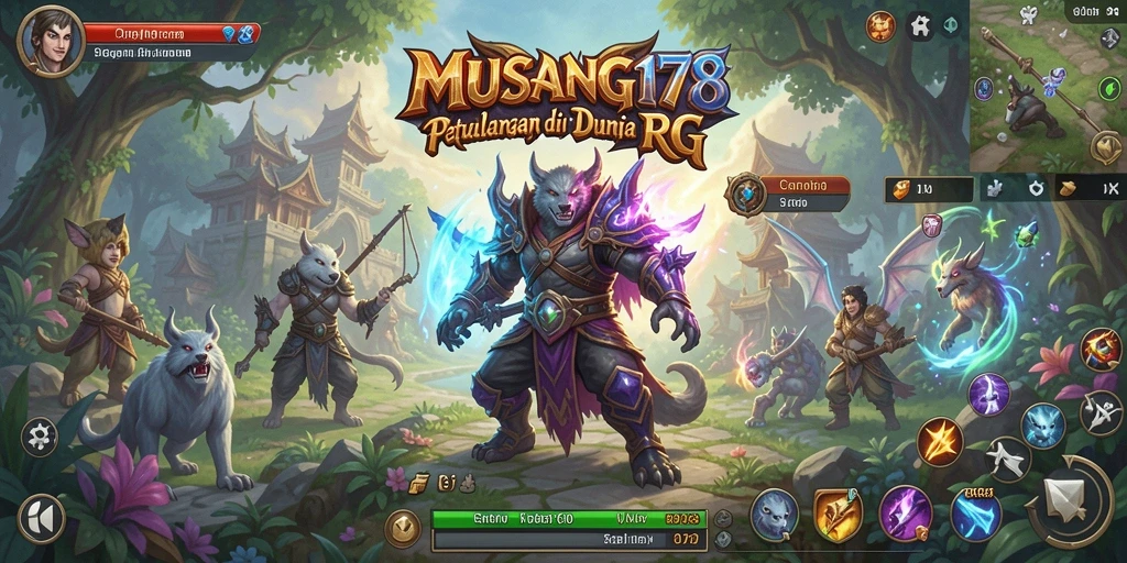 Screenshot utama MUSANG178 menampilkan aksi pertarungan yang mendebarkan.