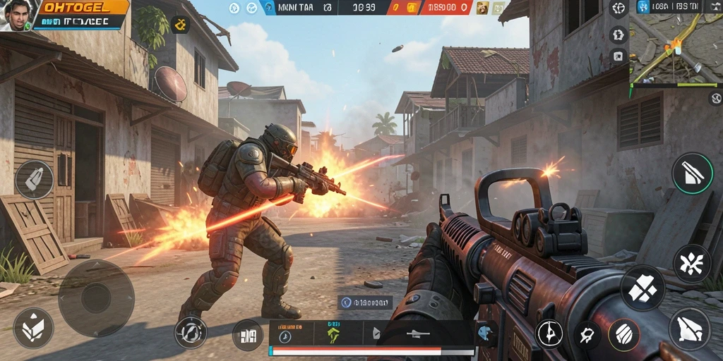 Tampilan gameplay TPS yang mendebarkan dari OHTOGEL.