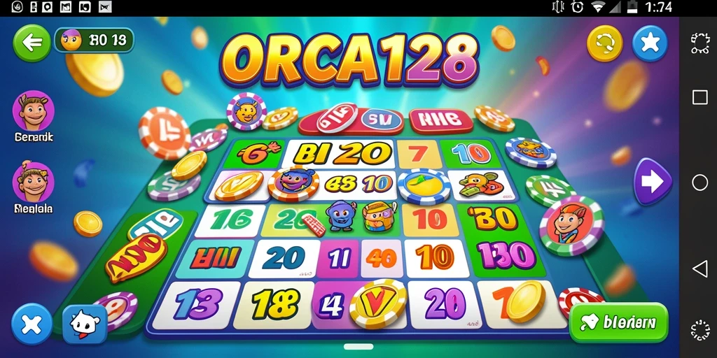 Tangkapan layar gameplay Bingo yang mendebarkan di ORCA128.