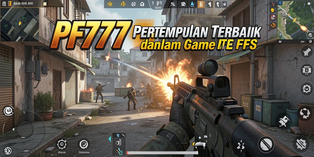 Gameplay mendebarkan dalam PF777 dengan aksi FPS intens.