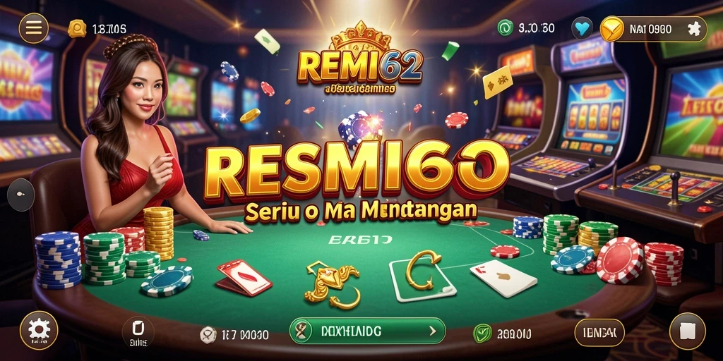 Screenshot REMI62 menampilkan gameplay Kasino yang seru dan interaktif.