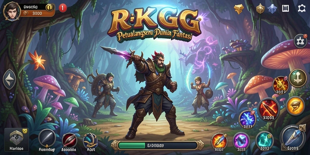 Tangkapan layar menunjukkan aksi seru dalam petualangan RKGG.