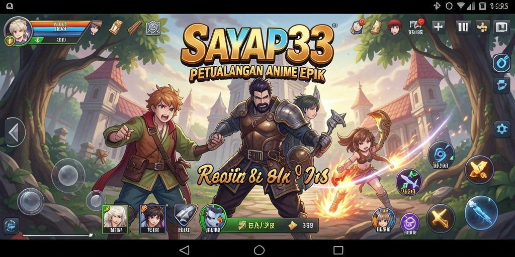 Tampilan gameplay seru dan warna-warni dari SAYAP33.