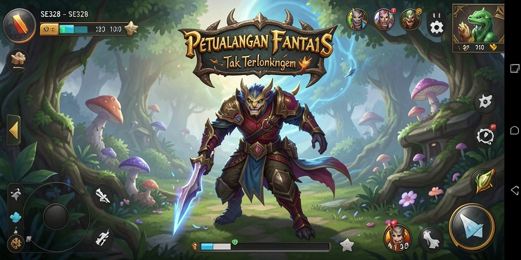 Tangkapan layar menampilkan aksi seru dalam permainan RPG.