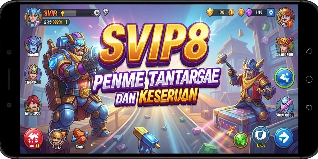 Screenshot gameplay SVIP8 menampilkan aksi seru dalam game Arcade.