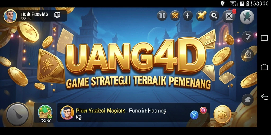 Tangkapan layar utama gameplay UANG4D dengan aksi seru.